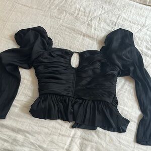 Elegant Black Women's Top